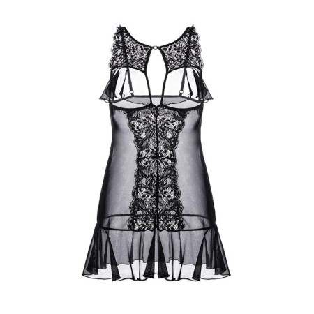 Combination Erolata Lingerie Collection with open breasts, black, size 50-52-8