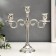 Summarler Metal for 3 candles "Medallion" silver 26x26x9.2 cm