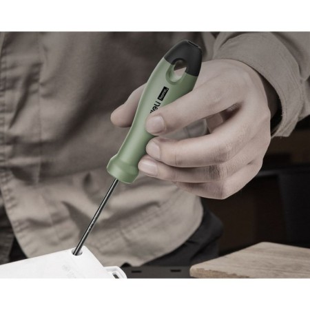 Schlothel screwdriver Deli "Home Series Green", plastic softach handle, 3 x 75 mm-2