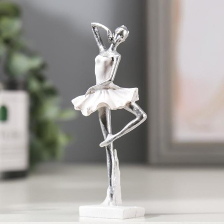 Polystone souvenir "Little ballerina in a white dress" 10x3x4.5 cm