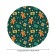 The tablecloth "Christmas mood", round, oxford, elastic band, size 140x140 cm, diameter 105-120 cm
