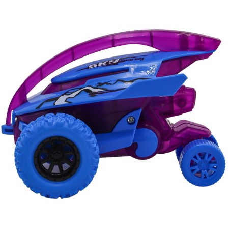 Friction Funky Toys "Shark", 4x4, graffiti print, blue color-3