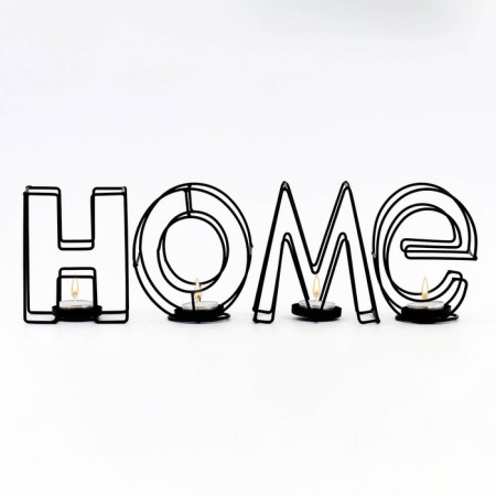Summary of the metal desktop "Home", 13.5 x 42 cm, black-2