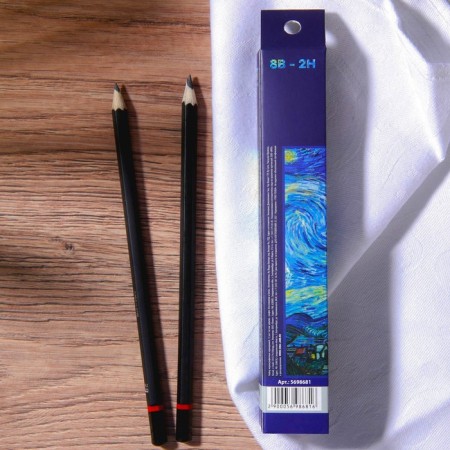 Chernographic pencil set 12 pcs Van Gogh-1