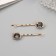 Invisible hair "Morven" (set 2 pcs) grace, 5 cm, gold