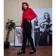 Women's pants, black color, size l (46)
