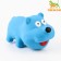 Bruttail toy for dogs from latex "dog", 9 cm, blue