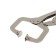 Hand tundra clamp, point capture, movable sponges, with a latch, 220 mm