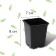 Pot for seedlings, 250 ml, d = 7 cm, h = 8 cm, black