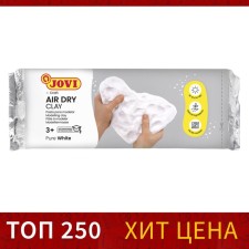 The mass for modeling is self -confused polymer, white 500 g, Jovi