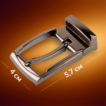 A belt buckle, 5.7 × 4 cm, 29 mm, black nickel color-1
