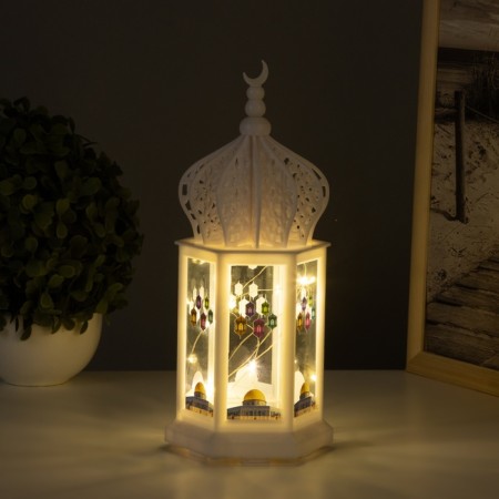 Lamp "Eastern Motives" 3haaa White 9.4x11x24.5cm-2