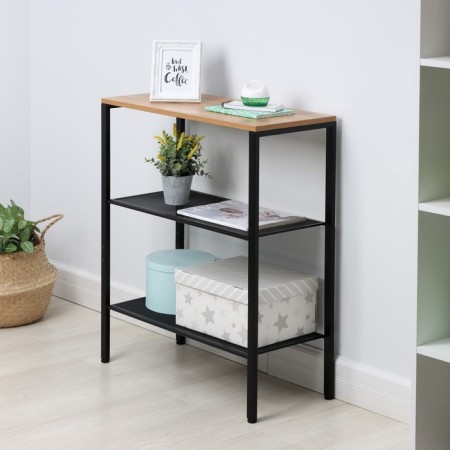 Toronto 23 rack, 67 × 30 × 81.5 cm, black color