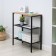 Toronto 23 rack, 67 × 30 × 81.5 cm, black color