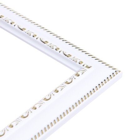 Frame for paintings (mirrors) 40 x 50 x 2.8 cm, plastic, calligrata 644861, white/gold-2