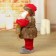 Santa Claus "Telogreika, with a flashlight" with backlight, moves, 38 cm