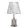 Elois light lamp with E27 40W chrome 25x25x41 cm