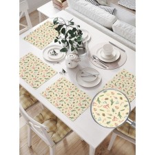 A set of napkins for setting the table 