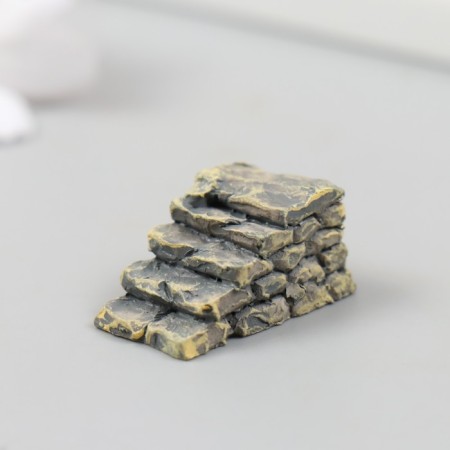 Figure for Florarium Polystone "Stone Stairs" MIX 3.5x1.5x1.5 cm