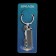 Cartage keychain, "truck", metal, chrome