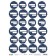 Stickers for marking cans "spices" 24 pcs, blue