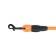 Round "tone" leash, with a soft handle made of paralon, 120 x 1 cm, orange