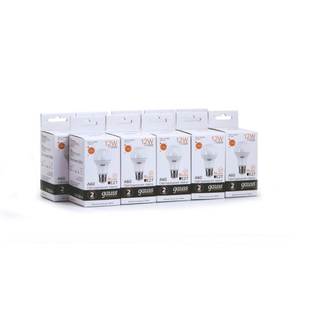 LED LED ELEMENTARY 12W A60 3000K TEPP. Bel. E27 1130lm Gauss 23212-6