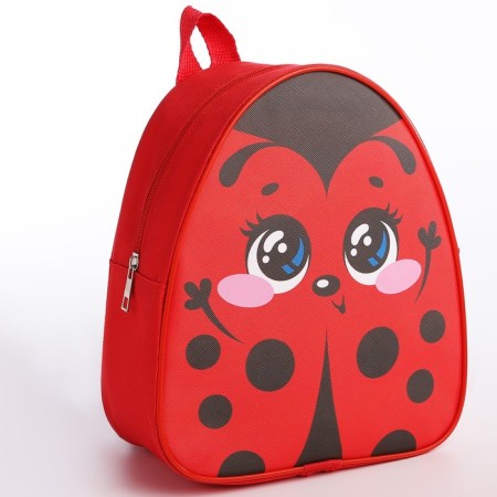 Baby backpack for the girl "God's ladybug", district. 23x20.5 cm-1