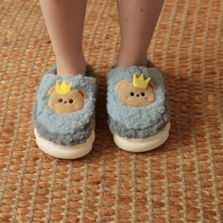 Baby slippers, size 34-35, gray