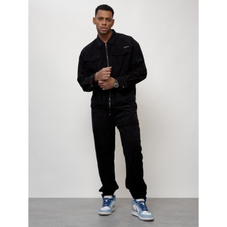 Sports suit men's, size 50, black color-8