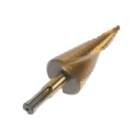Drill step tundra pros, tin, spiral profile, SDS-Plus, 4-32 mm-1