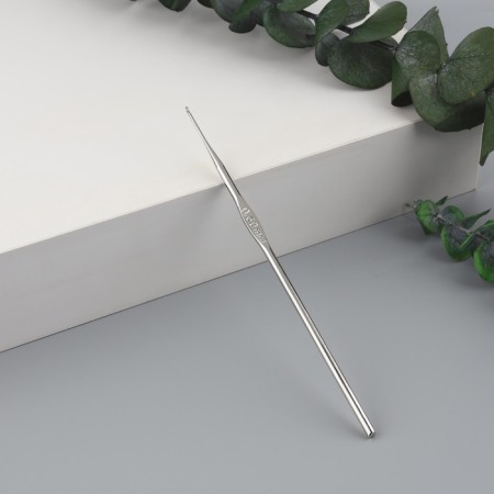 Knitting hook, iron, d = 0.5 mm, 12.5 cm