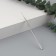 Knitting hook, iron, d = 0.5 mm, 12.5 cm