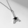 City Pigoline Paris, Eiffel Tower, Black Color in Silver, 45 cm