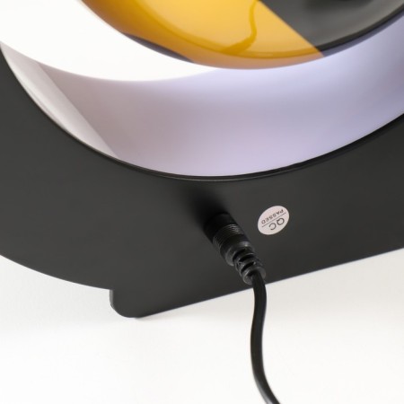 Levitative souvenir Light "Yin-Yang in a circle" Black ball d = 14 cm 26x14x26 cm-7