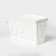 Storage basket, 29 × 13 × 17 cm, white color