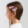 Hair clips "Fold your heart", 2 pcs. (shaker)