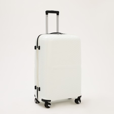 Big suitcase 28 ", lightning department, code castle, 4 wheels, white color-1