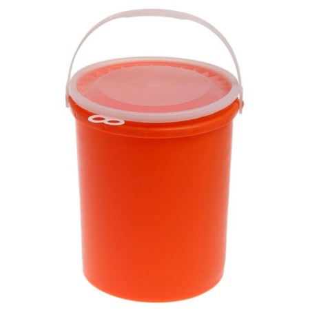 A bucket with a sealed lid plastos, 12 l, color mix-3