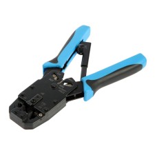 Crimpers of the tundra, to squeeze the terminals of RJ-45 8P, RJ-12 6P, RJ-10 4P, vertical squima