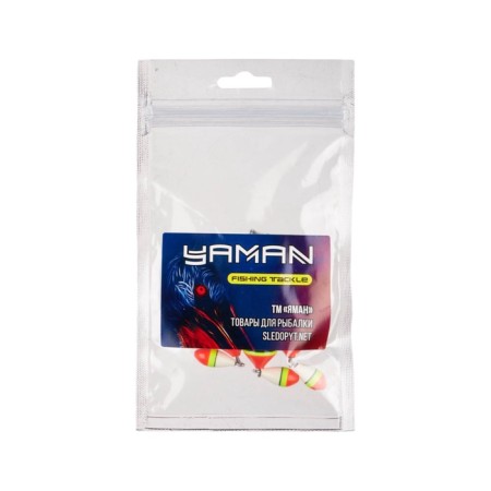 Winter "Yaman" yula double, balsa, 1.5 g, mix, packaging 5 pcs.-3