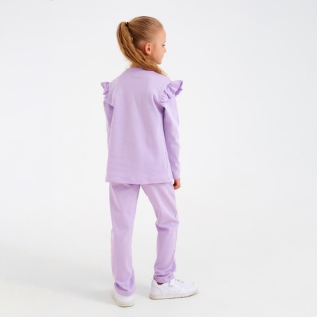 Children's set (jumper, trousers) minku: casual collection color Lilac, height 104-2