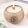 Candle in the coconut aromatic, white tea, soy wax, 8x10 cm, in the box