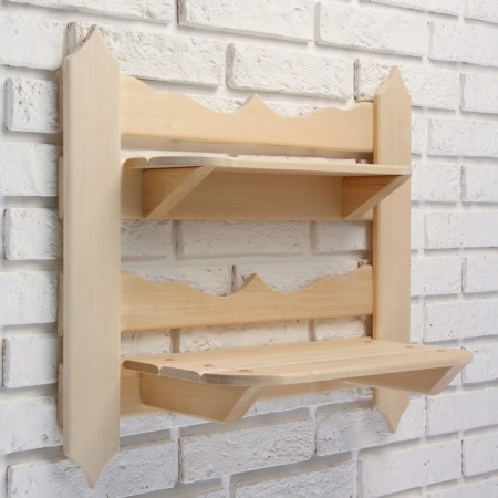 Carved shelf, 54 × 48 × 14 cm-2
