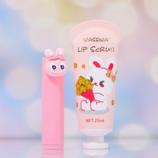 Strawberry set: lip scrub and lip petroleum jelly