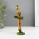 Polystone souvenir "Ballerina in a green pack" 13.2x5.3x5.2 cm