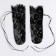 Carnival accessory, socks, black, lace