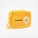 Lightning cosmetic bag, yellow color