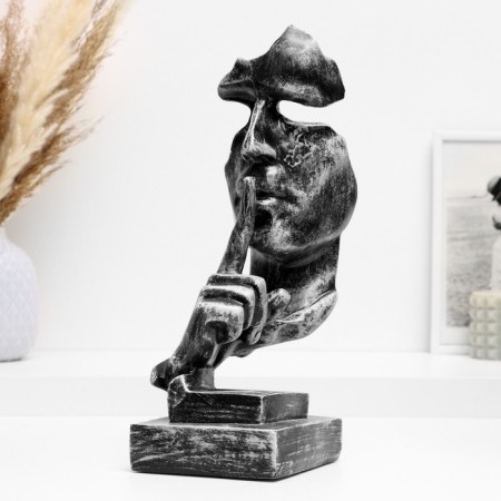 Figure "Silence" Black, 30x12x14cm-1