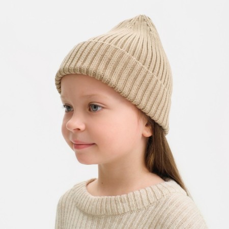 Children's cap KAFTAN, beige, rr 42-44